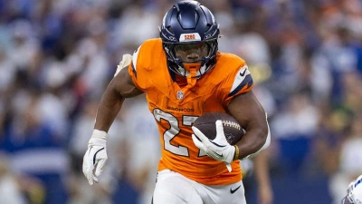 broncos rule out j k dobbins for afc championship game