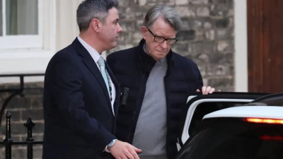 former uk ambassador peter mandelson arrested in epstein probe former uk ambassador peter mandelson arrested in epstein probe