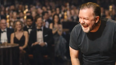ricky gervais criticizes grammy winners for turning speeches political