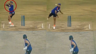 usman tariq s pause action sparks buzz after india nets mimicry
